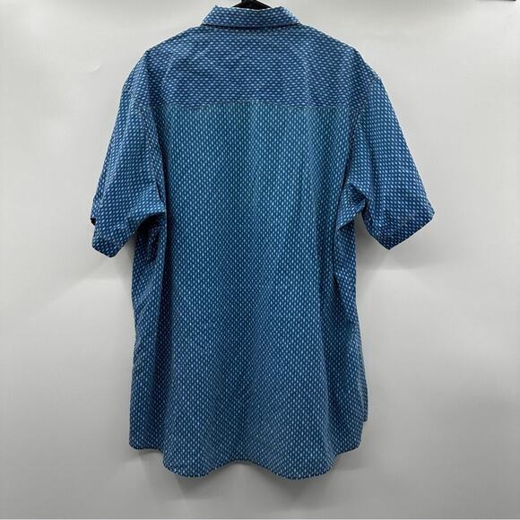Vintage Wrangler Diamond Print Pearl Snap Button Down‎ Wrancher Shirt Sz XL - Picture 4 of 8